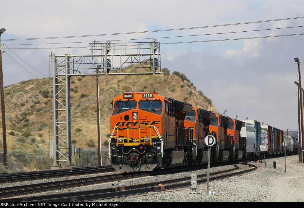 BNSF Freight Train at Cajon Summit